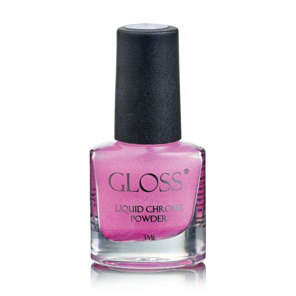 Рідка втирка для нігтів Gloss Liquid Chrome Powder 005, 3 мл