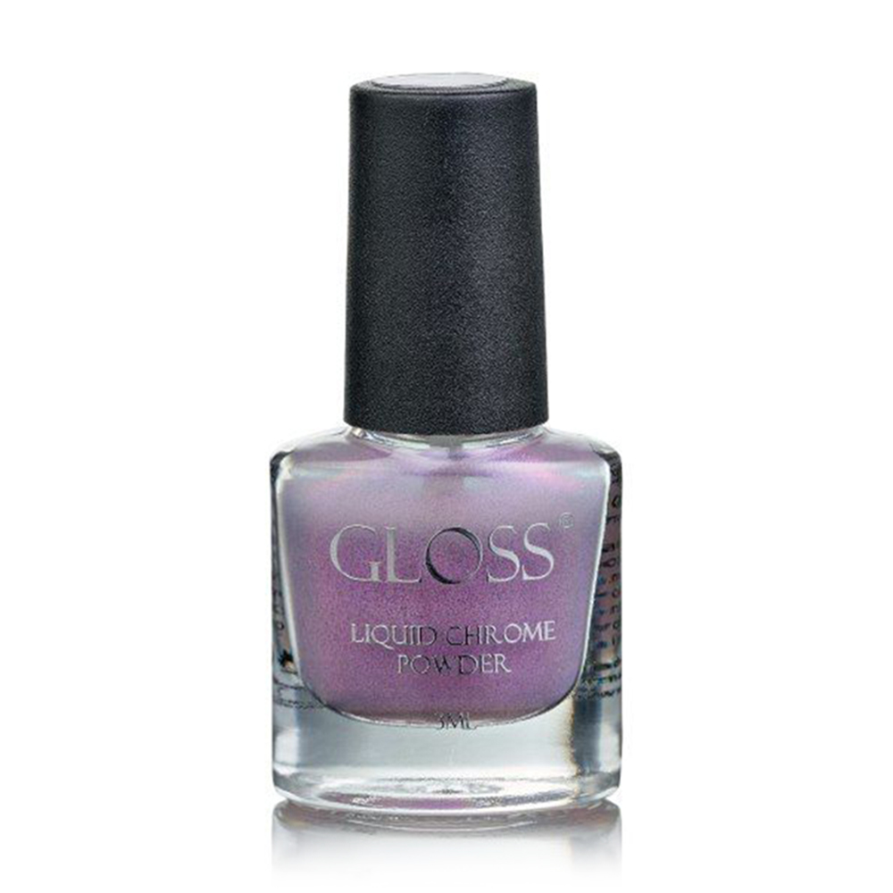 Рідка втирка для нігтів Gloss Liquid Chrome Powder 008, 3 мл